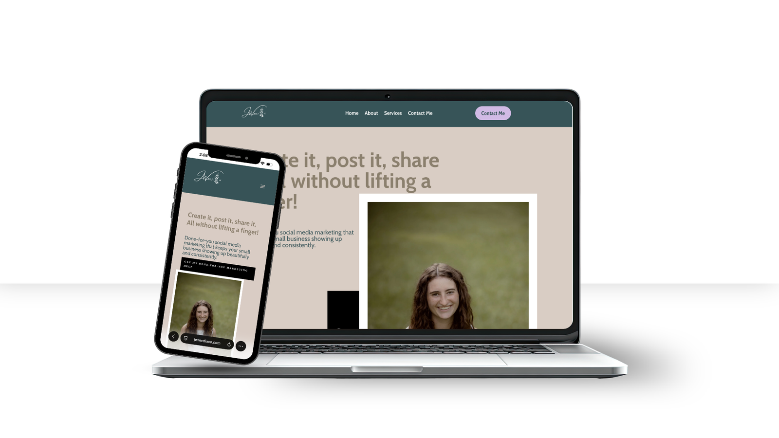 JW Media website design