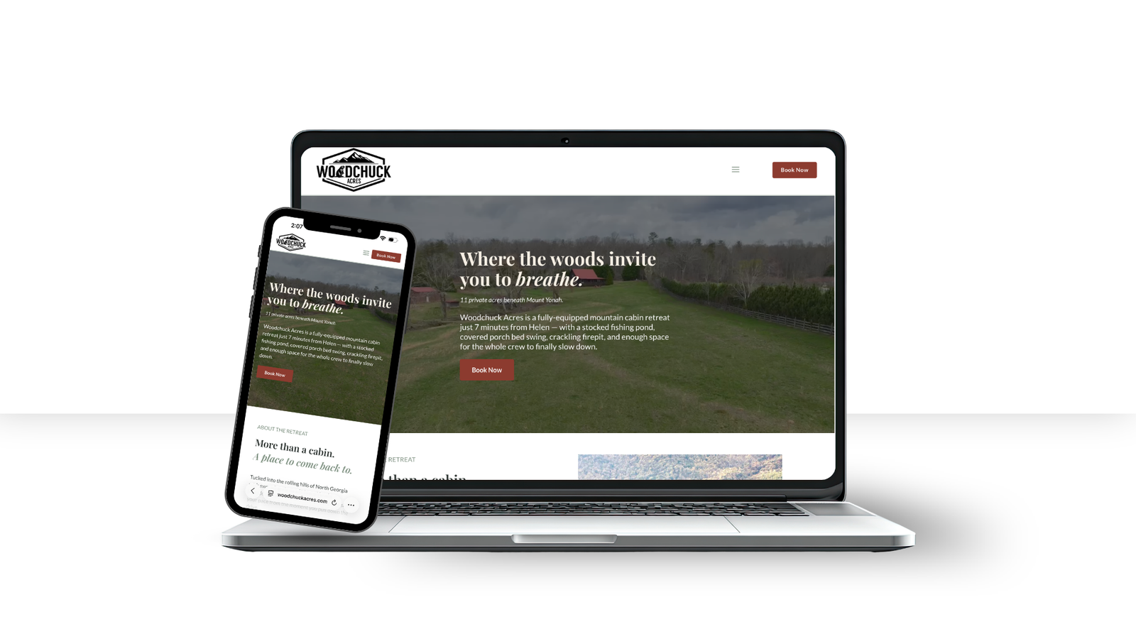 Woodchuck website design